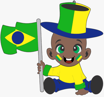 BNCB BEBE NEGRO CAREQUINHA COM BANDEIRA EM EVA