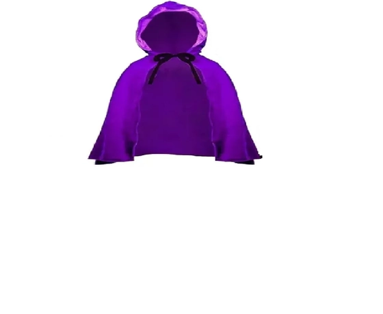 417 CAPA CETIM DE BRUXA INFANTIL 74CM