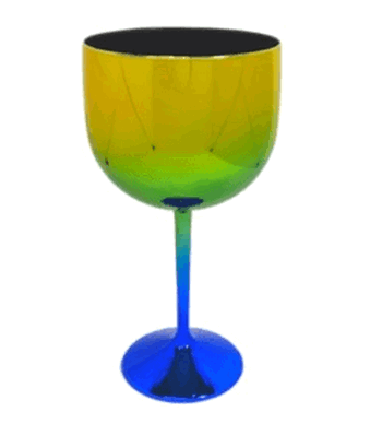 TACA GIN METALIZADA BRASIL 550ML