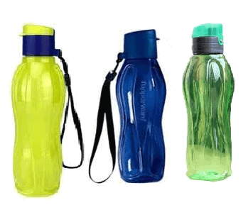 SQ1001 GARRAFA PLASTICA CORES SORTIDAS 500ML