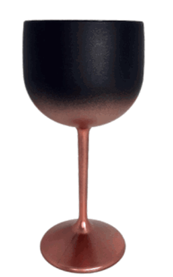 TACA GIN DEGRADE PRETO FOSCO/ROSE GOLD
