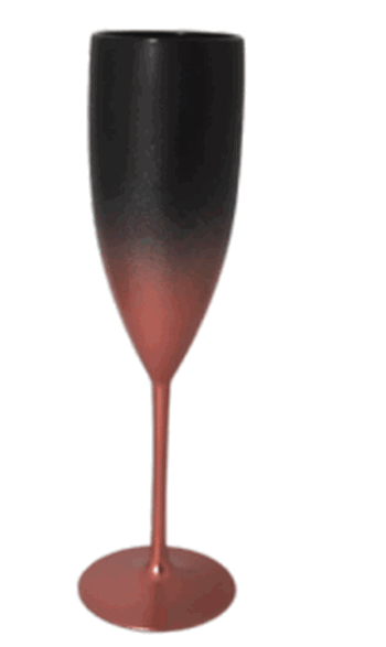 TACA DEGRADE PRETO FOSCO/ROSE GOLD