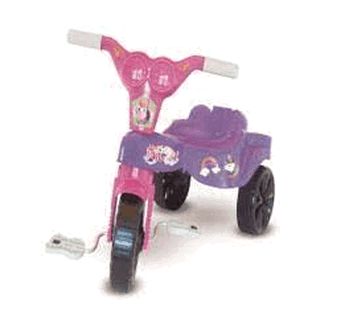 BQ0504M TRICICLO UNICORNIO 57X42,5X48,3CM ATE 25KG