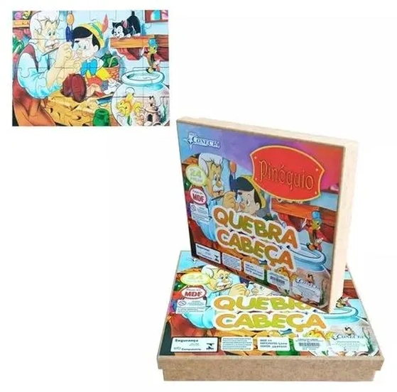 2004 QUEBRA CABECA C/24PCS PINOQUIO MDF