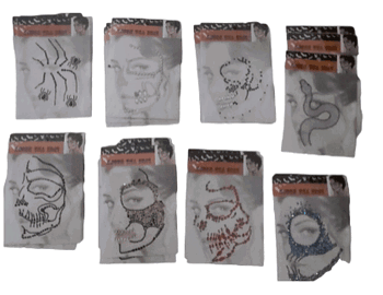 MOD-663 ADESIVO FACIAL TEMA HALLOWEEN