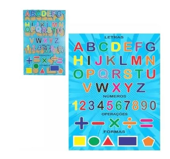 4003 JOGO DE ENCAIXE TABULEIRO ABECEDARIO GR C/46PCS 26,5X4