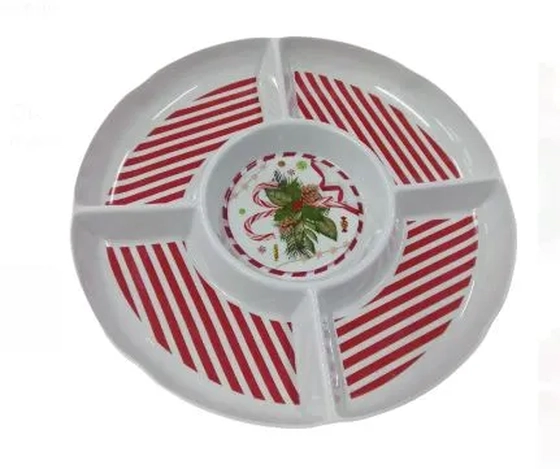 18668 PETISQUEIRA RED 5 DIV 33CM