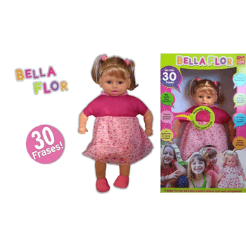 116 BONECA BELLA FLOR FRASES