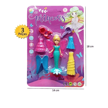 ASH-15.4890 BONECA COM ACESSORIOS
