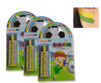 BODY STICK - PINTURA ROSTO CORES BRASIL