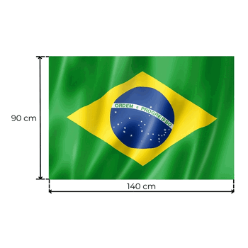 5618 BANDEIRA BRASIL 92X140CM