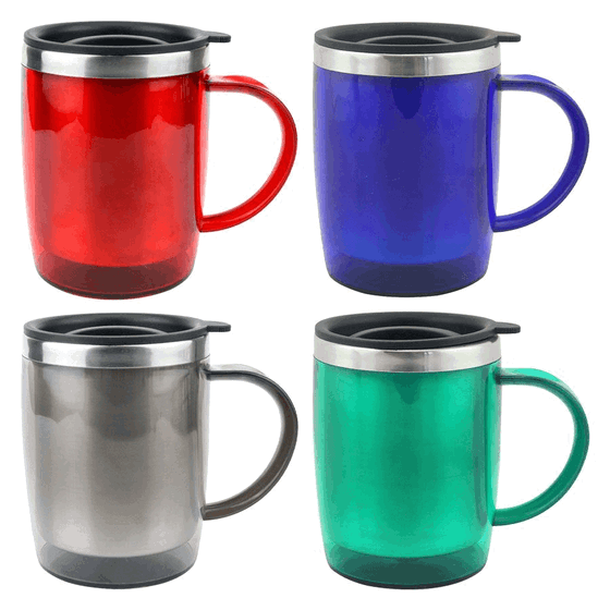 CB1124 CANECA 450ML ACO E PLASTICO