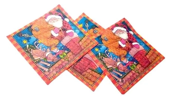 31266A GUARDANAPO PAPEL NOEL CHAMINE  DUPLA