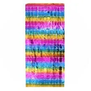 Q22057 CORTINA QUADRADINHOS COLORIDA