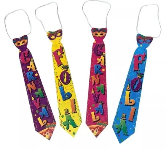 864 GRAVATA CARNAVAL COLORIDA