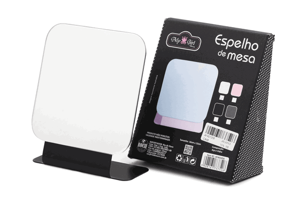 AFA01056 ESPELHO DE MESA QD 16X13CM
