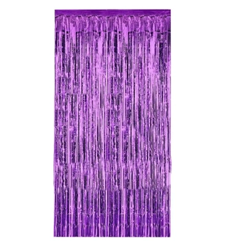 RAF-LC CORTINA METALIZADA LILAS CLARO 1X2M