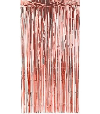 RAF-OR CORTINA METALIZADA OURO ROSE 1X2M