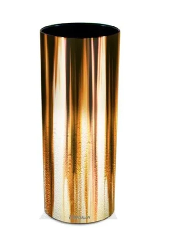 COPO LONG DRINK METALIZADO DOURADO