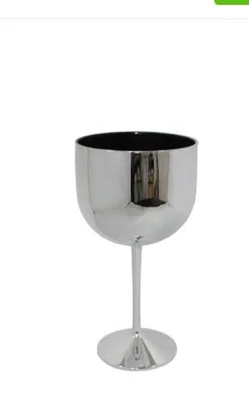 TACA GIN METALIZADA PRATA