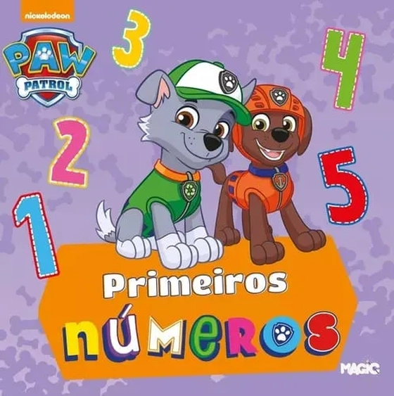 98591 LIVRO PRIMEIROS NUMEROS PATRULHA CANINA