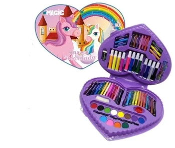 06058 MALETA 72 PECAS UNICORNIO