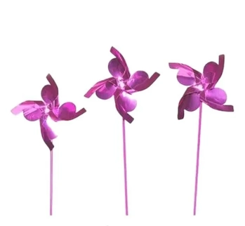 CATAVENTO METALIZADO C/12 – ROSA