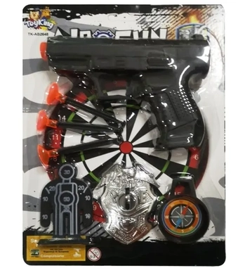 TK-AB2648 PISTOLA LANCA PROJETEIS DE PLASTICO 25X15CM