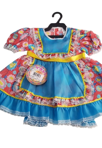 000018 VESTIDO JUNINO BEBE GG