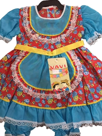 000064 VESTIDO JUNINO BEBE GG