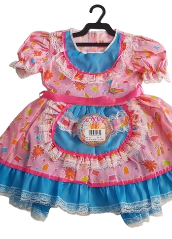 131 VESTIDO JUNINO INFANTIL TAM 2