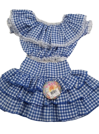 590 CONJUNTO INFANTIL JUNINO TAM P