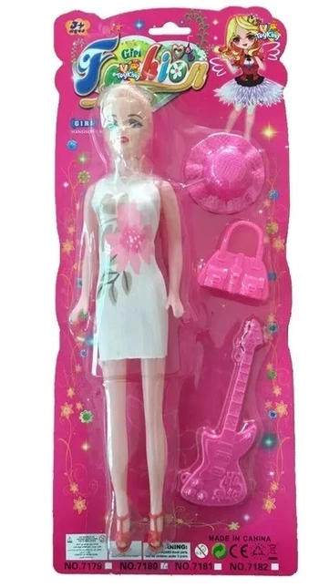 TK-AB4421 BONECA DE PLASTICO C/ACESSORIOS 20X15CM