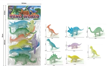 TK-AB4593 BRINQUEDO CONJUNTO ANIMAL DE PLASTICO C/8