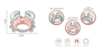 TK-AB2706 BRINQUEDO CHOCALHO DE PLASTICO 10X15CM