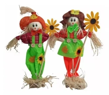 Q17008 ESPANTALHO DE MESA 27CM