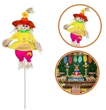 Q19843 ESPETO ESPANTALHO 80CM