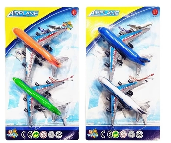 TK-AB5271 BRINQUEDO AVIAO DE PLASTICO C/ 2 PCS A FRICCAO