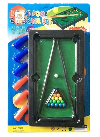 TK-AB2848 BRINQUEDO CONJUNTO SINUCA DE PLASTICO 30X25CM