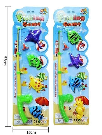 TK-1225 BRINQUEDO CONJUNTO PESCARIA DE PLASTICO