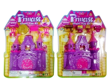 TK-AB5164 BRINQUEDO CONJUNTO CASTELO DE PLASTICO 20X15CM