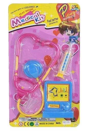 TK-AB5149 BRINQUEDO CONJUNTO MEDICO DE PLASTICO 20X15CM