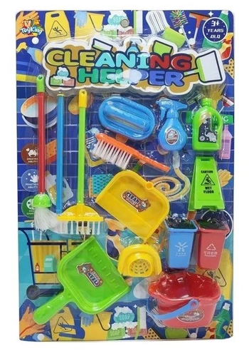 TK-AB5175 BRINQUEDO CONJUNTO LIMPEZA DE PLASTICO 20X15CM