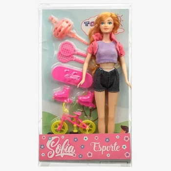 A56896 BONECA SOFIA ESPORTE C/ACESSORIOS