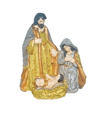 NTD20130 PRESEPIO SAG FAMILIA 12X6X12CM