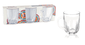 H188 JOGO DE CANECAS DIAMOND ROSTOCK 220ML C/3