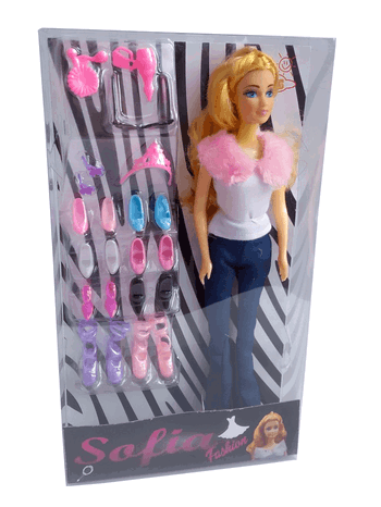 A56315 BONECA SOFIA FASHION C/ACESSORIOS