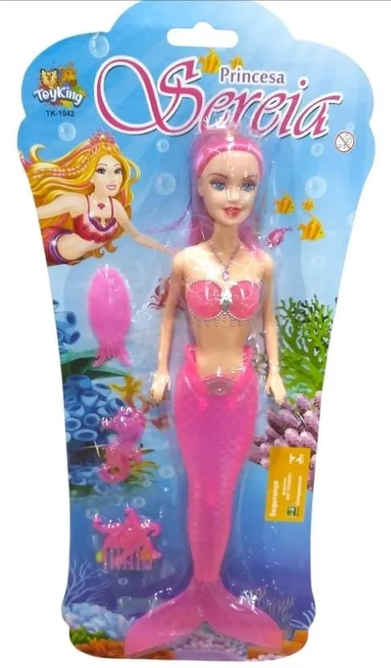 TK-1042 BONECA SEREIA DE PLASTICO A PILHA