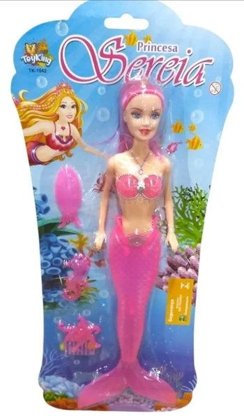 TK-1042 BONECA SEREIA DE PLASTICO A PILHA