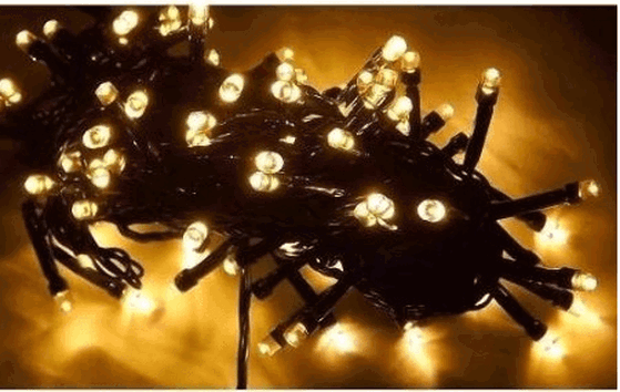 1508 PISCA C/100 LED MORNO 9.5MTS 8FUNCOES FIO VERDE 220V